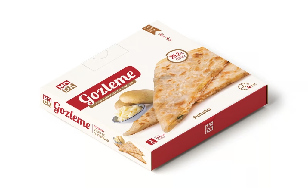 Gozleme, Stuffed Flatbread, Potato, 2pcs, 15.5oz (440g) x 12pack -  #520998
