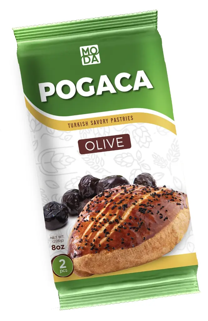 Pogaca, Olive, 4oz (112g) x 2pcs x 18pack - #340171
