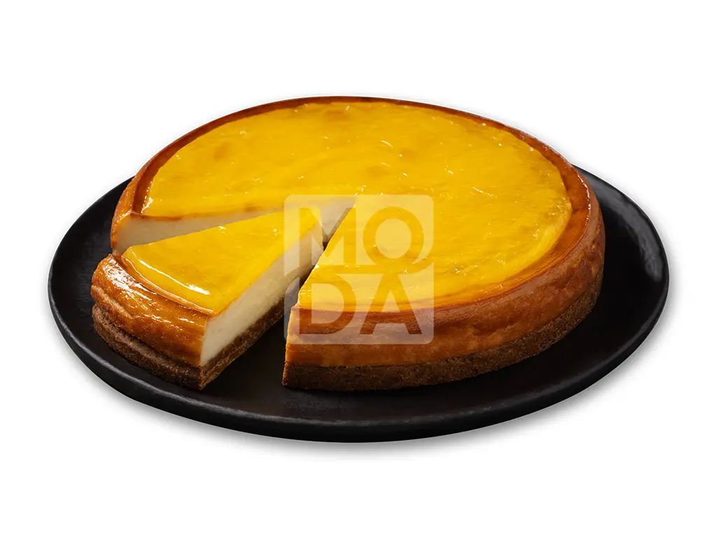 Cheesecake, Lemon, Pre-Sliced (9"), 12pcs x 110g = 2.9lbs (1320g) x 6pack - #680283