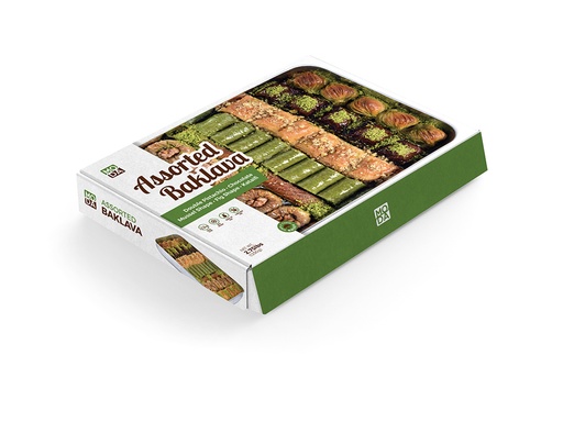 MODA, Baklava, Assorted, Party Pack, 2.75lbs (1250g) #520271
