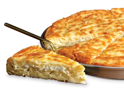 MODA, Borek, Anatolian Cheese Pastry, Round Tray-Carrot Slice, 12pcs, 5.5lbs (2500g)  - #520851
