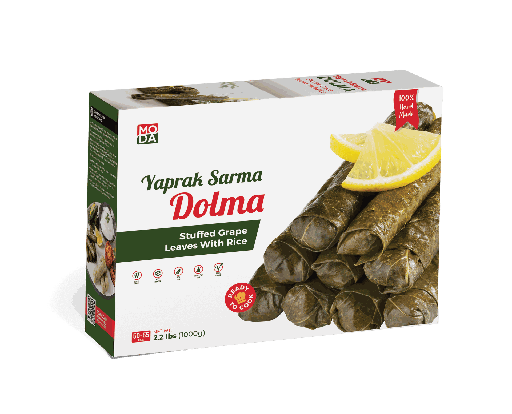 MODA, Dolma, Stuffed Grape Leaves with Rice, Uncooked, 35.2oz (1000g) x 12pack - #520936