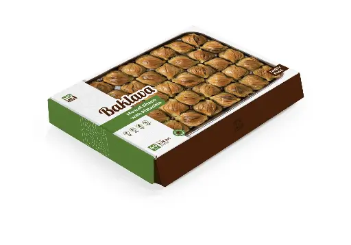 Baklava, Mussel Shape with Pistachio, Party Pack, 40pcs, 2.75lbs (1250g)