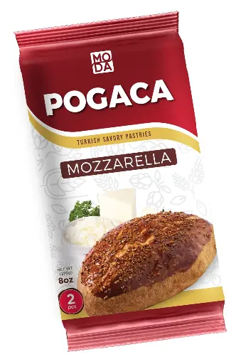 Pogaca, Mozarella, 4oz (112g) x 2pcs x 18pack - #340188
