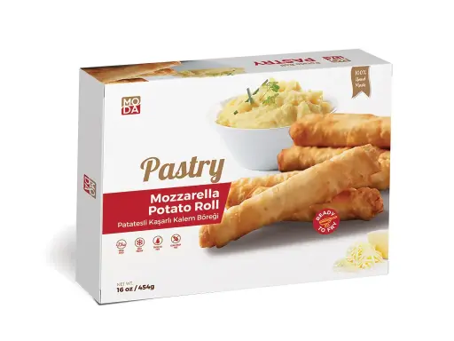 Mozzarella Potato Pastry Rolls (Kalem Boregi), Handmade, Gift Pack, 16oz (454g) x 16pack - #680726
