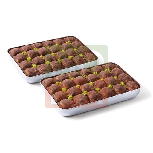 MODA, Baklava, Cold Milky with Pistachio, 48pcs, 7lbs (3170g)  - #340799